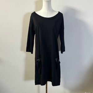 Rag & Bone Knit Womens Round Neck Comfy Mini Shirt Dress Neutral‎ Minimalist L
